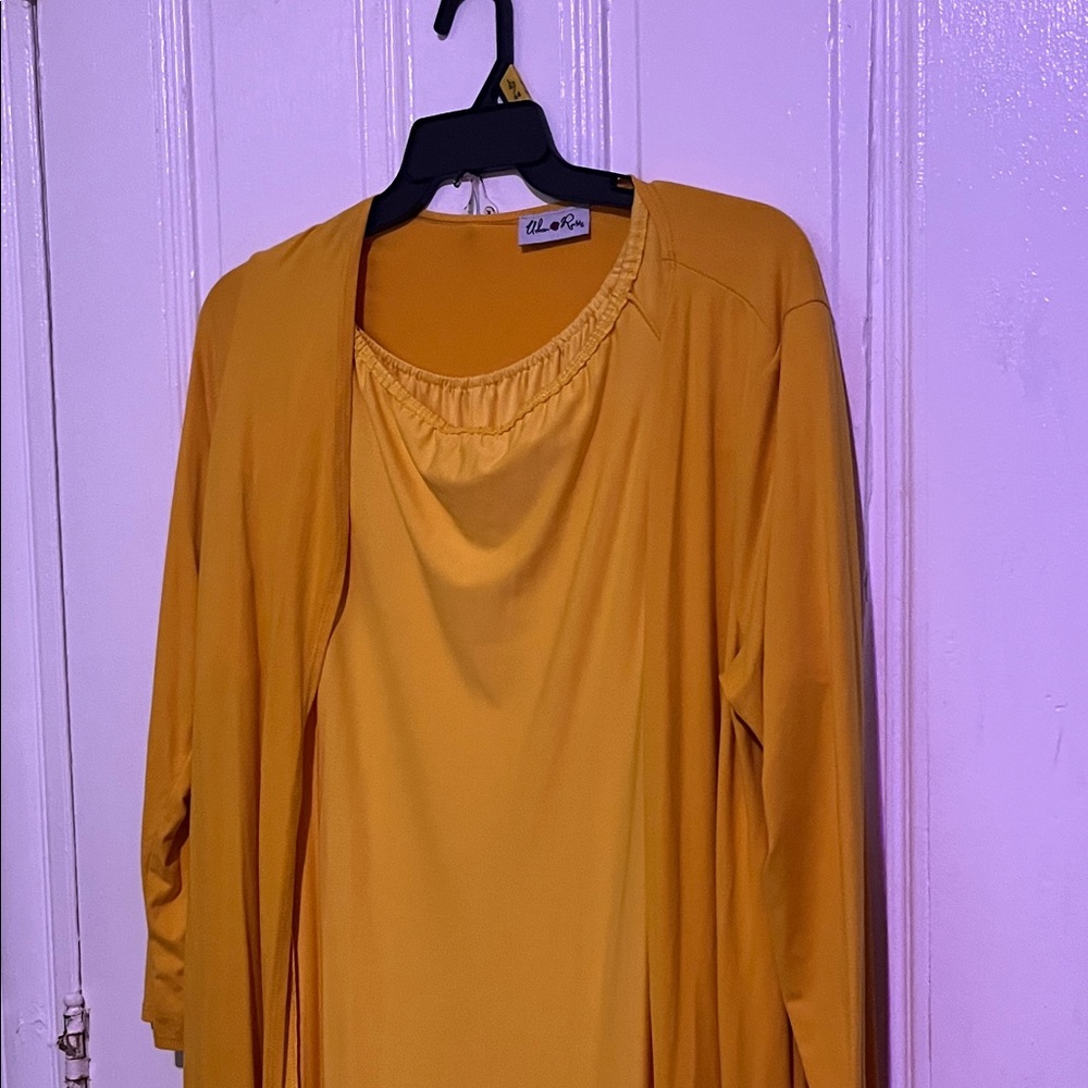Mustard Long Sleeve Dress